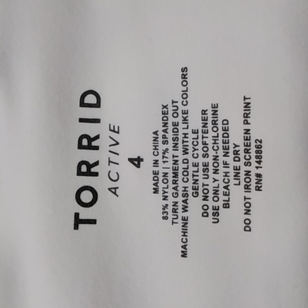 New without tags!  Torrid Active Leggings 4693r - Picture 4 of 5